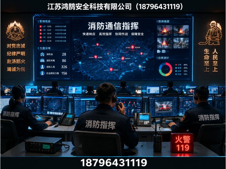 长沙应急指挥系统展示图